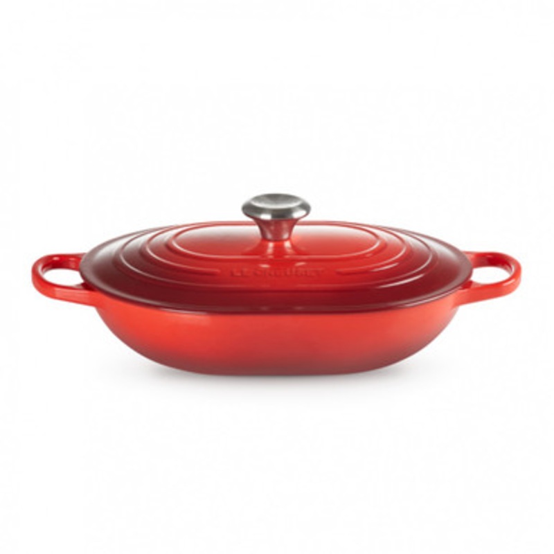 Le Creuset Saucepan Oblong Evolution 31cm Cherry | 0024147308058