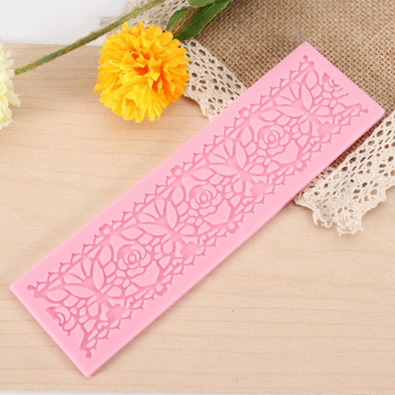 Silicone Lace Mold Chocolate Fandant Cake Decorating Mould