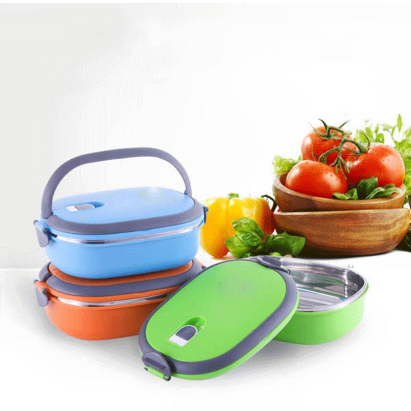 Vacuum Seal Stacking Insulated Lunch Box Stainless Steel Thermal Insulation Bento Box Dual