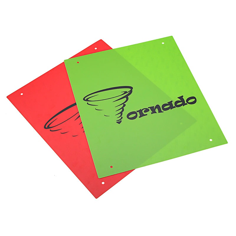 TEVO Red/Green Color 370*310mm PC Film Heated Bed Sticker for 3D Printerr