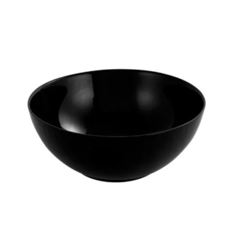 Karaca Black Opal Glass Swan Bowl 21cm |  153.03.07.7507