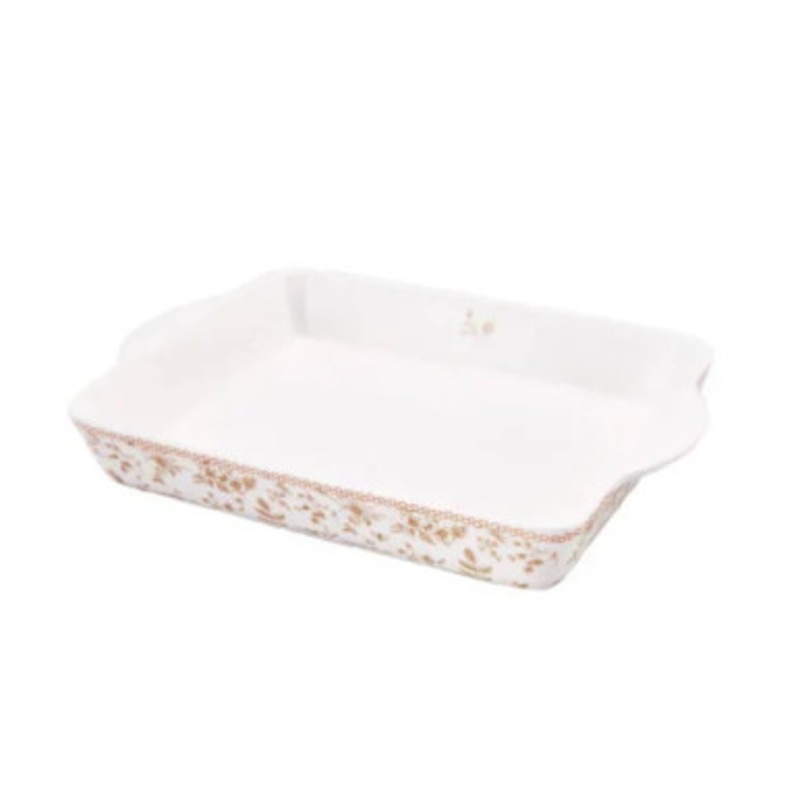 Karaca Bumblebee Porcelain Rectangle Oven Dish 30.5cm |  153.03.07.7400