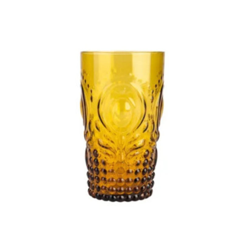 Karaca Camila Amber Beverage Glass, 10cm |  153.03.08.0231