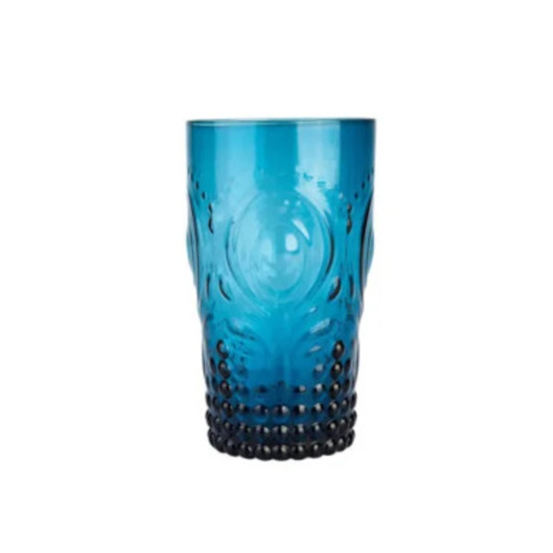 Karaca Camila Blue Beverage Glass, 10cm |  153.03.08.0232
