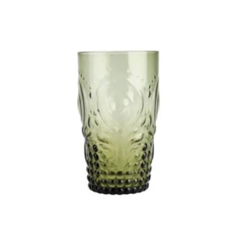 Karaca Camila Green Soft Drink Glass, 10cm |  153.03.08.0233