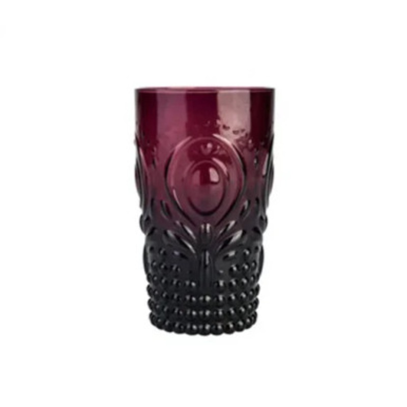 Karaca Camila Purple Soft Drink Glass, 10cm | 153.03.08.0230