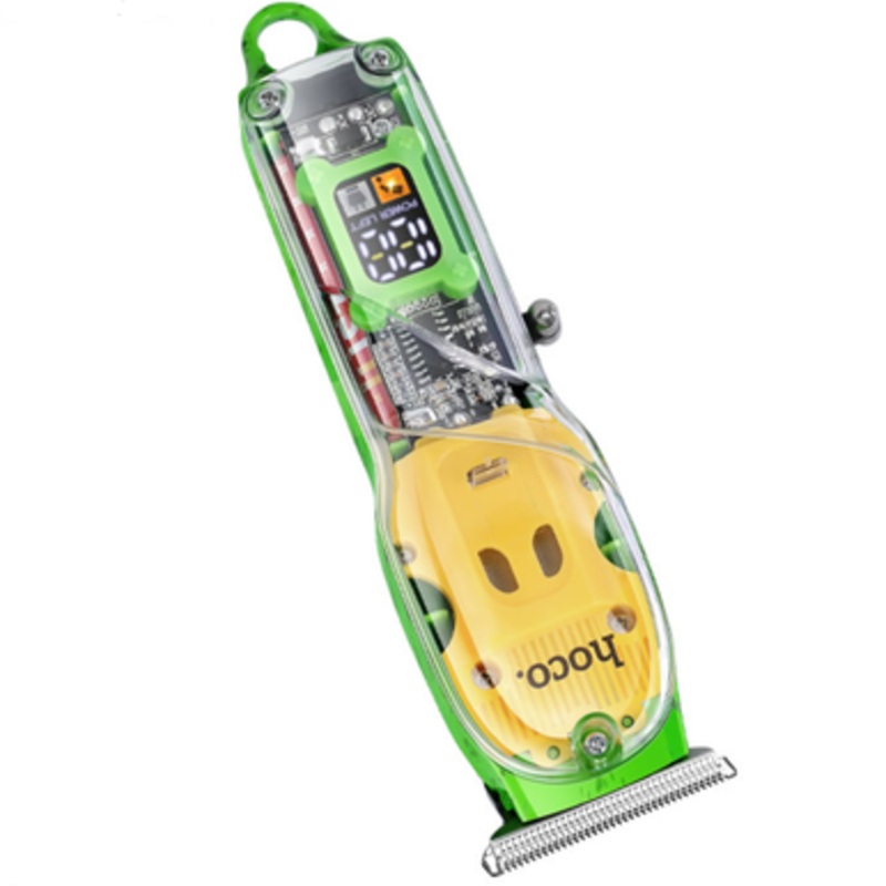 Hoco Transparent Hair Clipper, Green | DAR12
