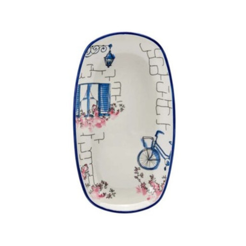 Karaca Alacati Small Oval Plate |  153.03.07.7917