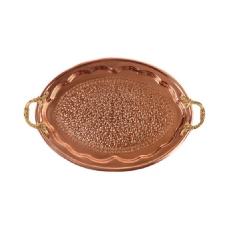Karaca Anatolia Small Oval Tray 33x23cm  Copper |  300.21.02.0221