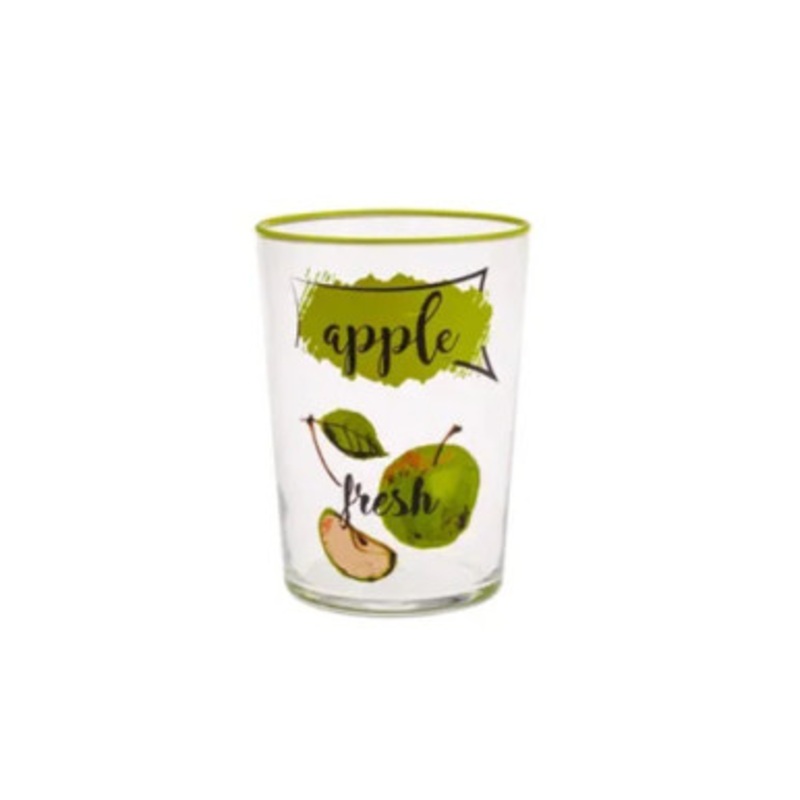 Karaca Apple Beverage Glass, 12cm  510ML | 153.03.08.1505
