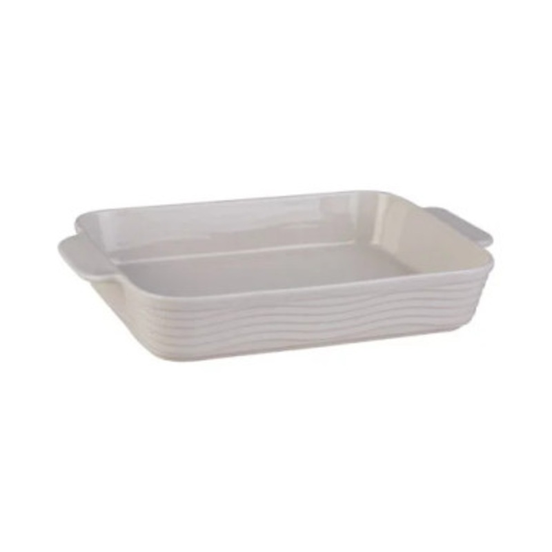 Karaca Aramis 25cm White Rectangular Oven Dish |  153.03.07.9423