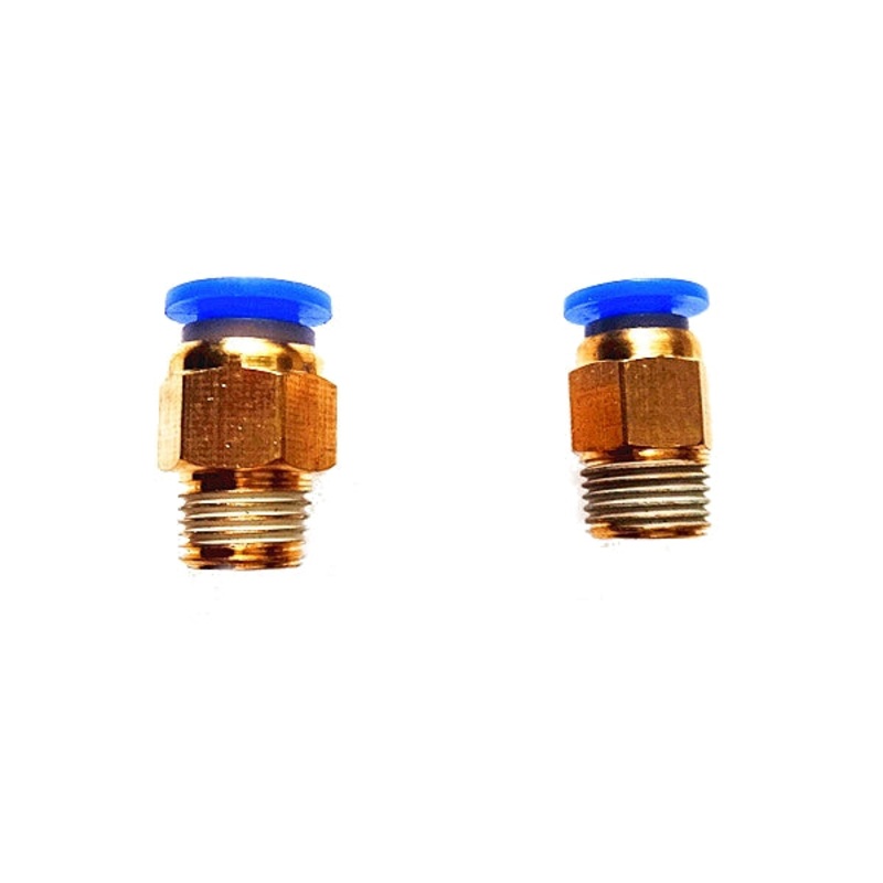 1.75mm/3mm Brass Pneumatic Connector Quick Joint For 3D Printer J-head Remote Extruder