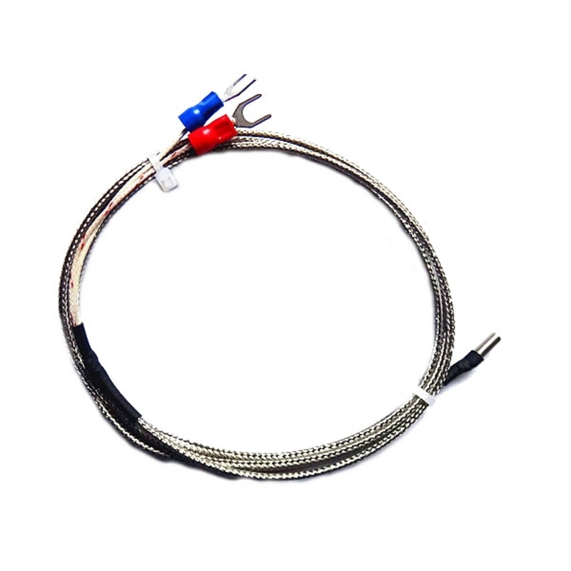 10PCS K Type Temperature Sensor 1M Cable 3x10x1000mm 0-600 Degree Thermocouple For 3D Printer