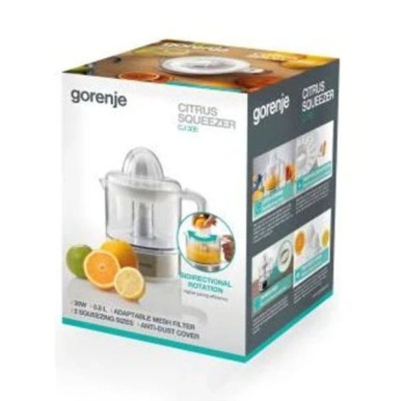 Gorenje Citrus Juicer 30w 0.8L | CJ30E