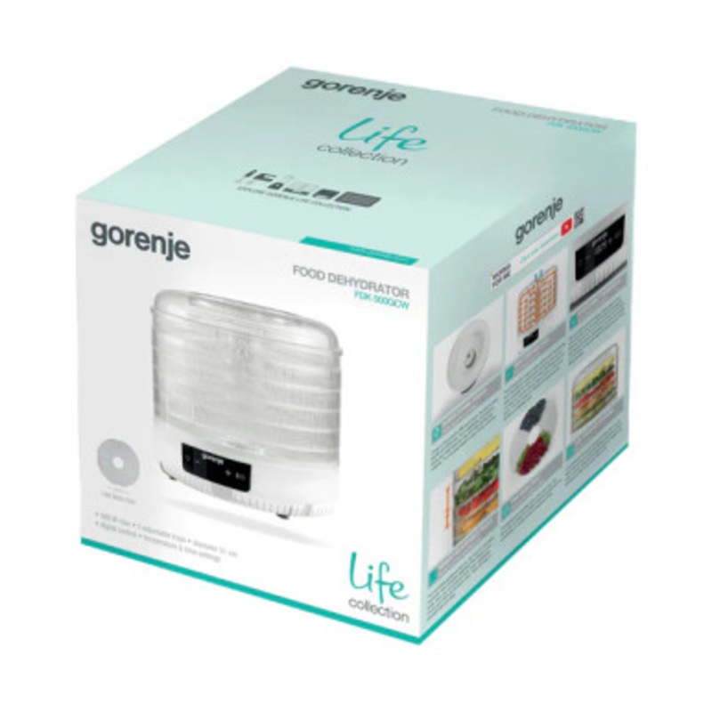Gorenje Dehydrator 380W 5 layers | FDK500GCW