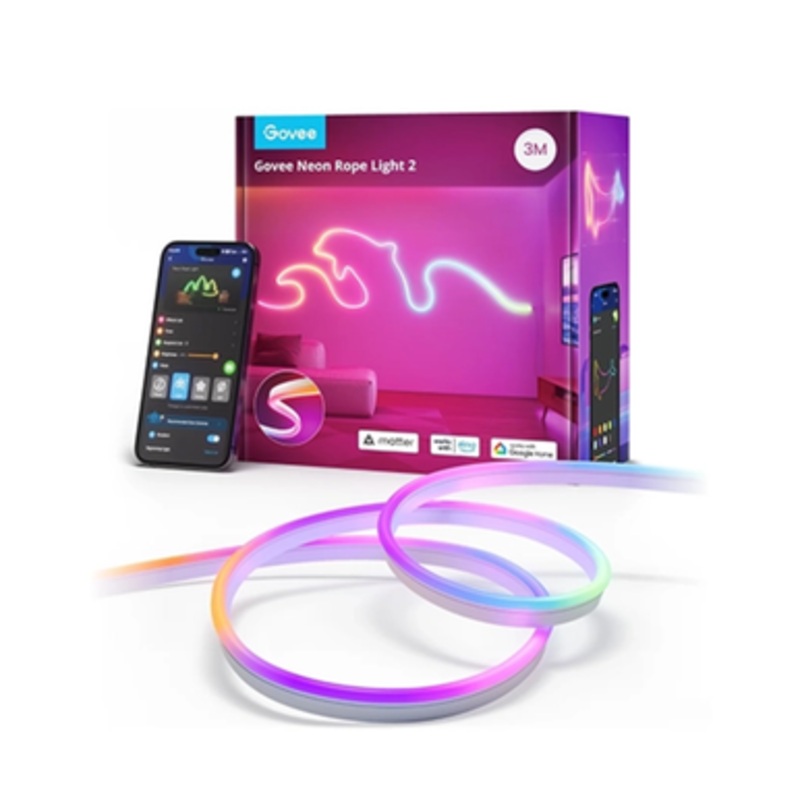 Govee RGBIC Neon Rope Light 2 – 3 meters  | H61D3