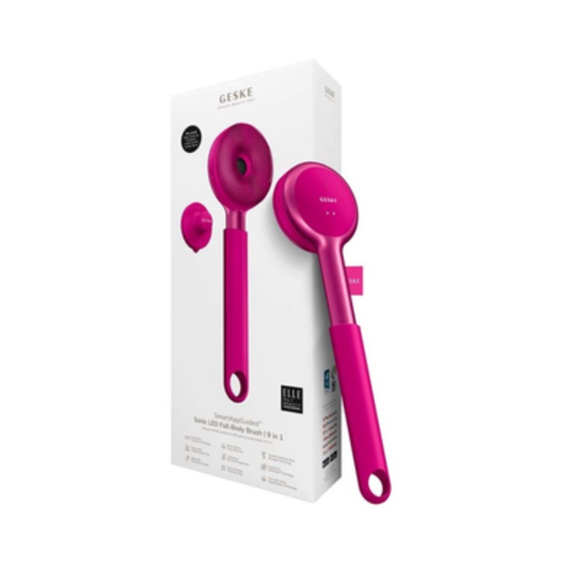 GESKE 9-in-1  Sonic LED Full Body Brush – Magenta | GESGK000708MG01