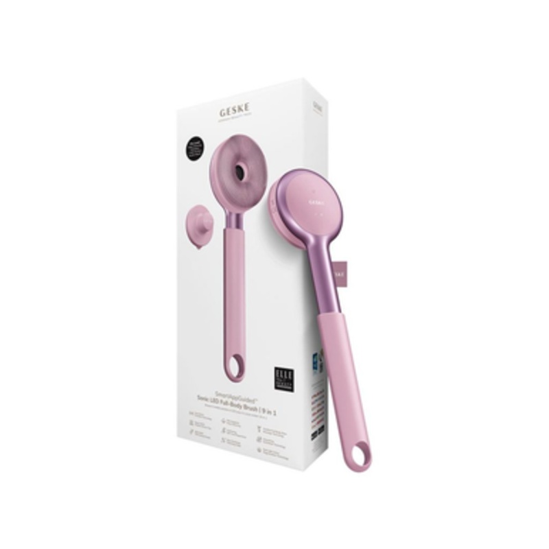 GESKE 9-in-1  Sonic LED Full Body Brush – Pink | GESGK000708PK01