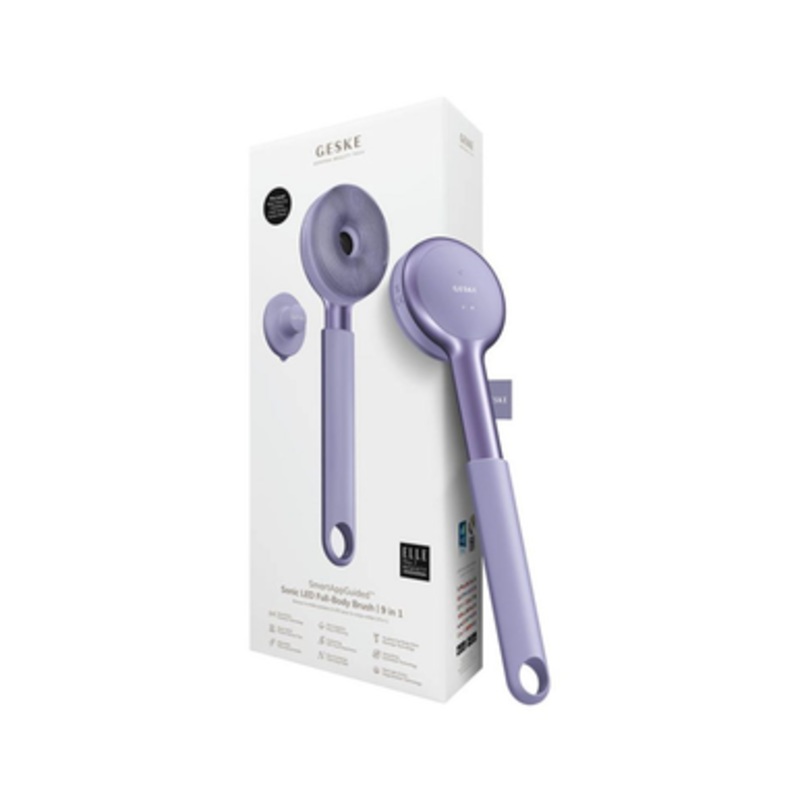 GESKE 9-in-1  Sonic LED Full Body Brush – Purple | GESGK000708PL01
