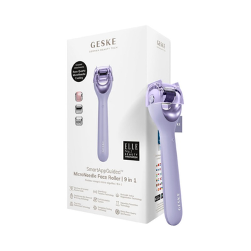 Geske MicroNeedle 9-in-1 Face Roller – Purple | GESGK000053PL01