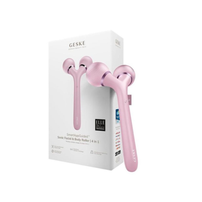Geske Sonic 4 in 1 Facial & Body Roller – Pink | GESGK000041PK01