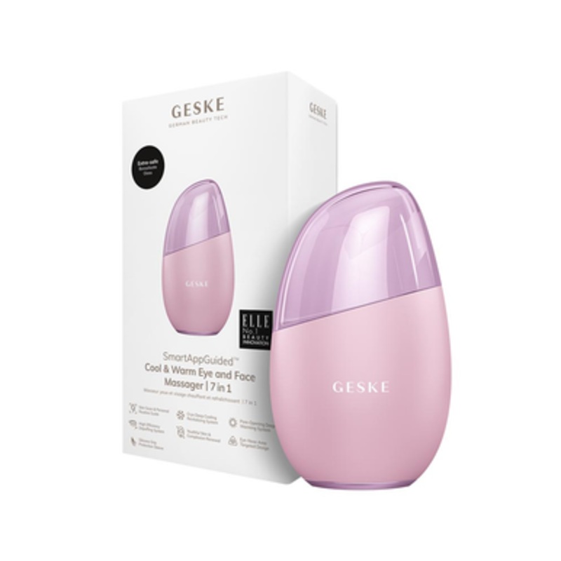 GESKE 7-in-1 Cool & Warm Eye and Face Massager – Pink | GESGK000700PK01