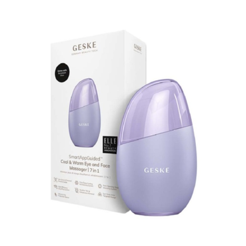 GESKE 7-in-1 Cool & Warm Eye and Face Massager – Purple | GESGK000700PL01