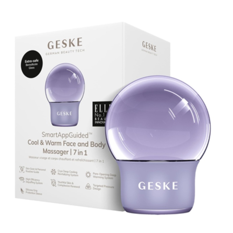 GESKE 7-in-1 Cool & Warm Face and Body Massager – Purple | GESGK000701PL01
