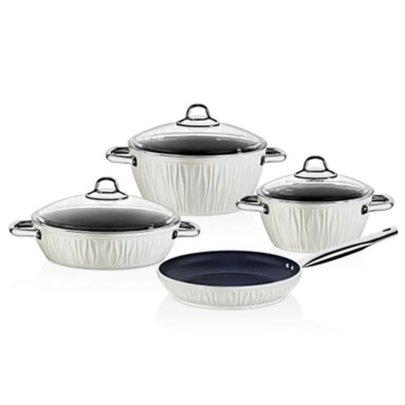 Falez Carnival Series Cooking Set 7pcs – Cream | HUR-A-15473