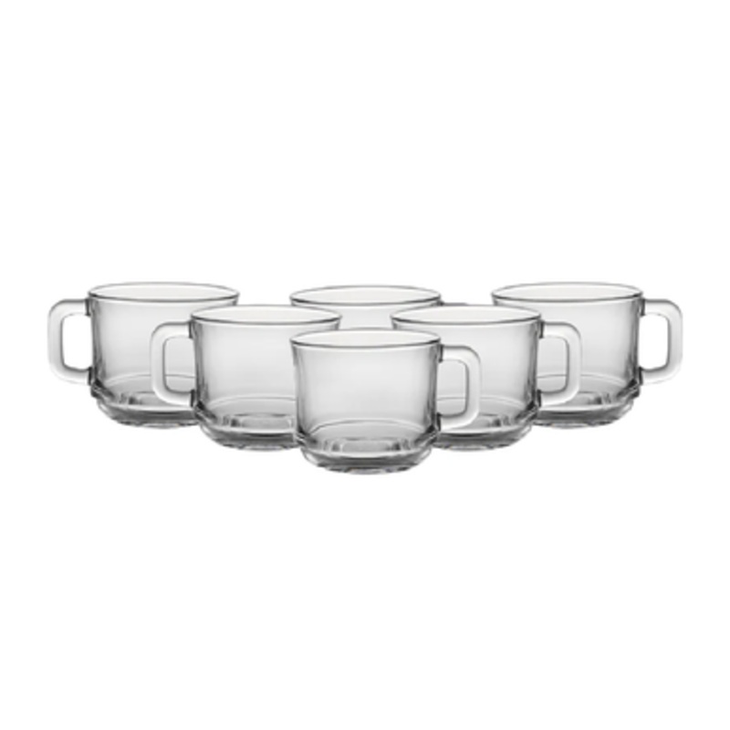 Duralex 22cl Lys Clear Stackable Cups – Set of 6