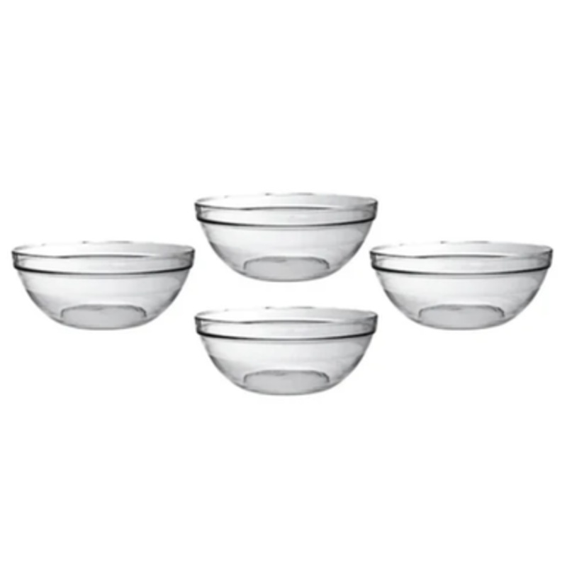 Duralex 3,5cl Set Of 4 Clear Stackable Bowl – 6cm | 2020AC04A01116143