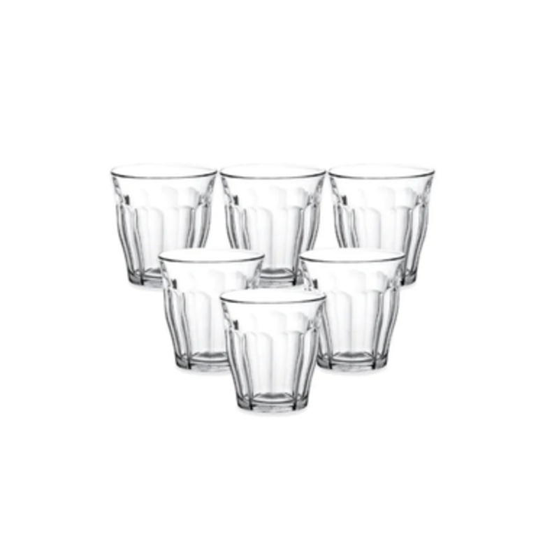 Duralex Set Of 6 Clear Tumbler 9cl | 1023AB06A0111