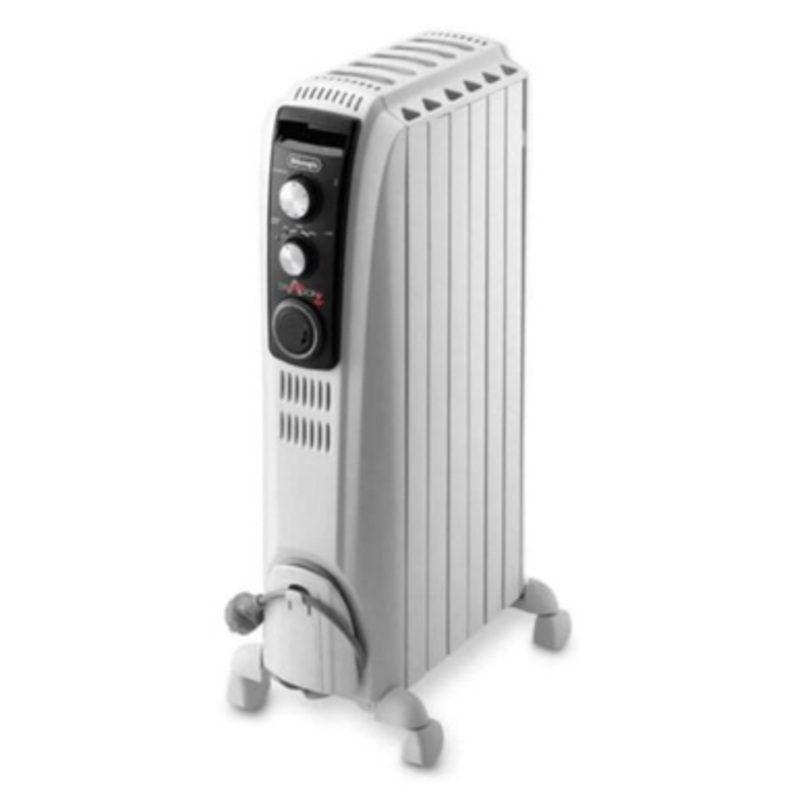 Delonghi Dragon Oil Radiator 6 Fins 45 Chimneys, 1500W | TRD40615