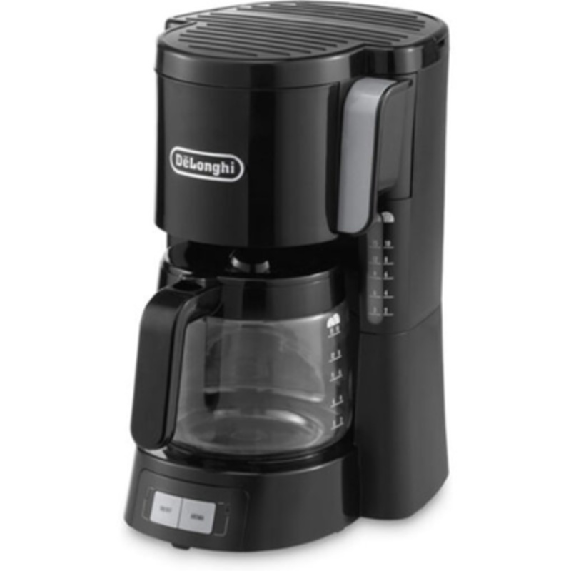 Delonghi Drip Coffee Maker 10 Cups/1.25L 1 Hour Auto Shut Off- Anti Drip System-Swing Out | DEL-ICM15240