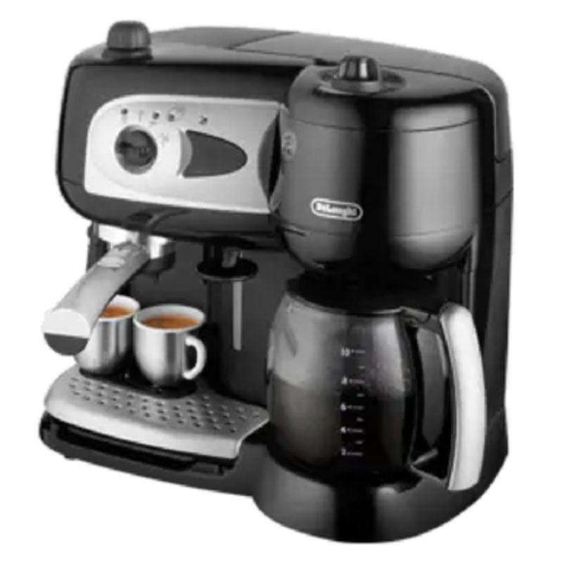Delonghi Filter Coffee Espresso/Cappuccino Machine 1750W + Inox Bioler | DKE-BCO261