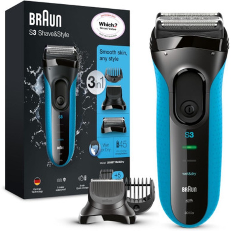 Braun Series 3 Shave & Style Electric Shaver | 3010BT