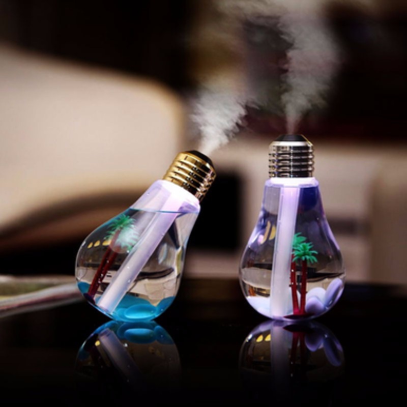 Bulb Humidifier Mini Night Light – Gold