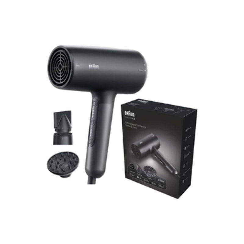 Braun Hairdryer Hd4.2 Hair Dryer – Electro Black | BRHD425SDE
