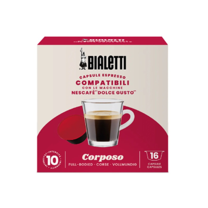 Bialetti Corposo Aluminum Dolce Gusto Capsules – 16pcs | BIA96080441