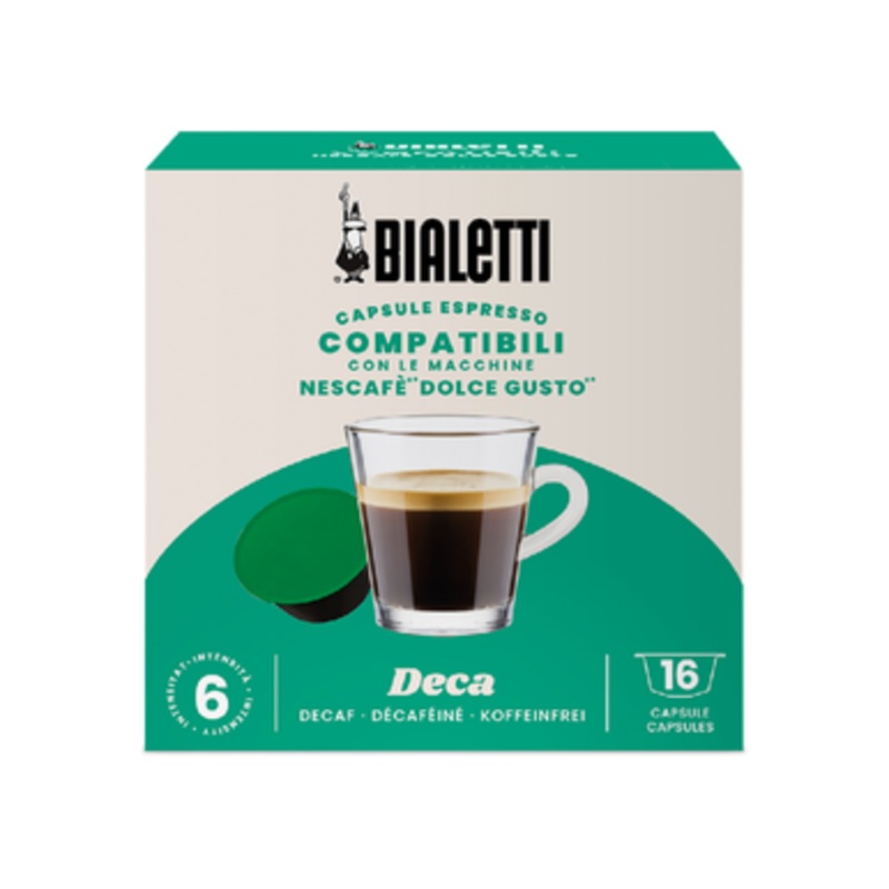Bialetti Decaf Aluminum Dolce Gusto Capsules – 16pcs | BIA96080443