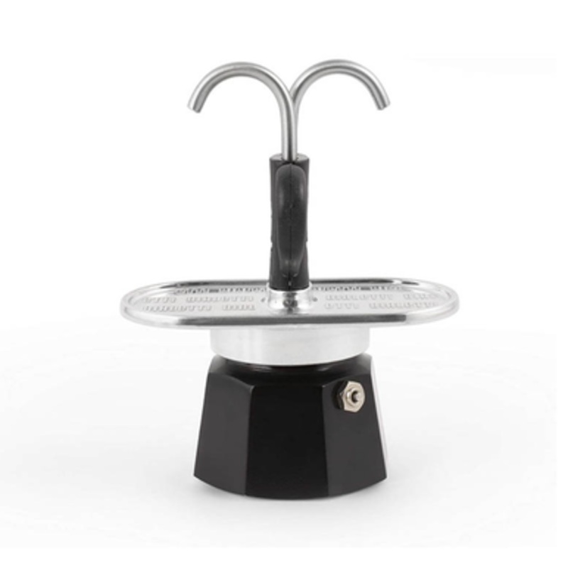Bialetti Mini Moka Express – 2 Cups, Black | BIA0007302