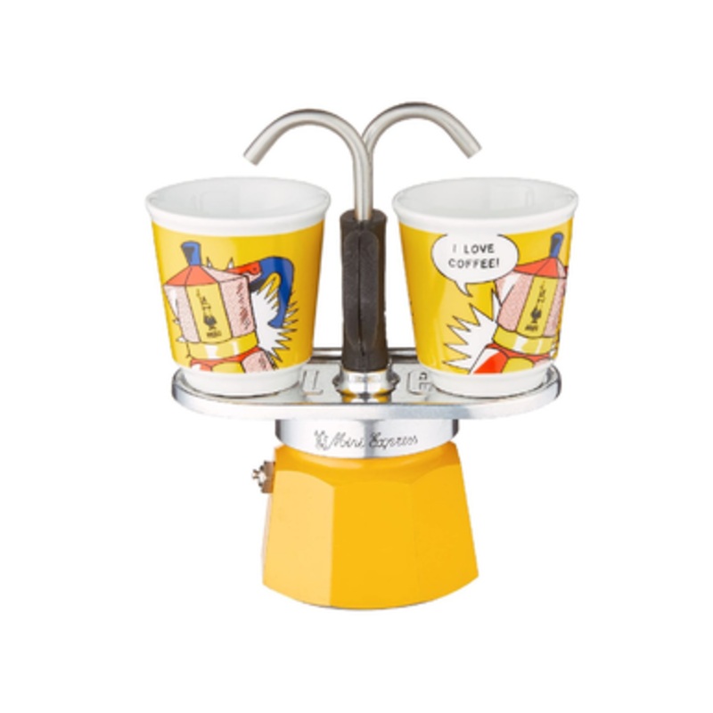 Bialetti Mini Moka Express – 2 Cups, Yellow | BIA0001405