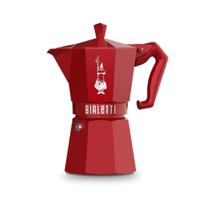 Bialetti Moka Exclusive – 6 Cups, Red | BIA0009056
