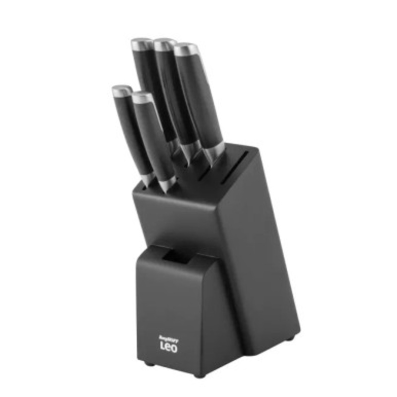 Berghoff Leo 6-Piece Knife Block Set Graphite | 3950358