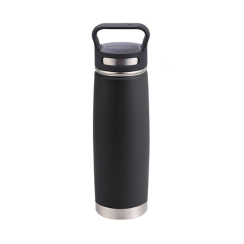 Bergner 500ml Thermal Water  Bottle wit h Grip – Black | BG-37572-MBK