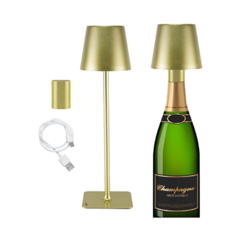 Beper 2-in-1 Wireless Table Lamp – Desk Touch Lamp – Gold | P201UTP116