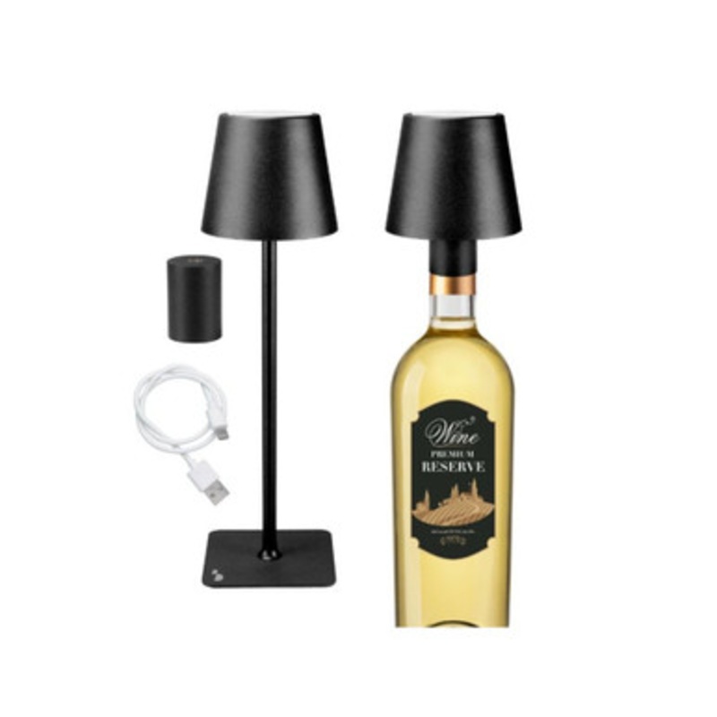 Beper Rechargeable Table Lamp 2 In 1 – Black | BEP-P201UTP111