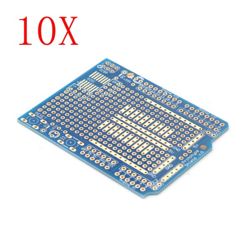 10Pcs Prototyping Shield PCB Board For Arduino