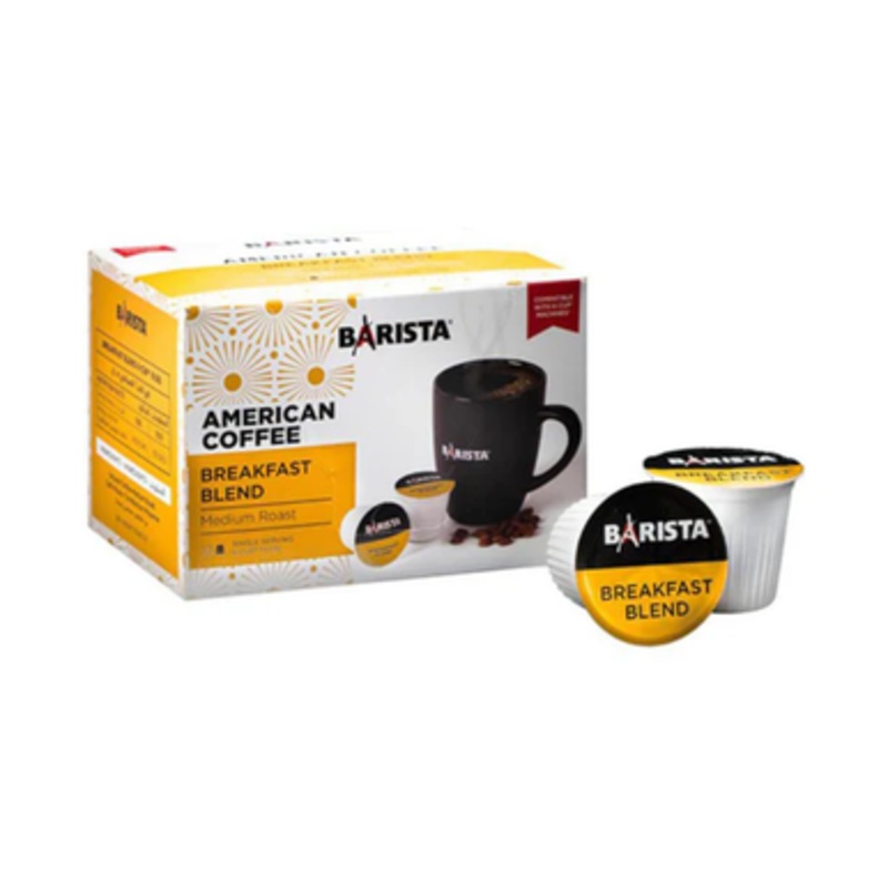 Barista K-Cup Breakfast Blend  American Coffee 12 Caps/box | K-C001