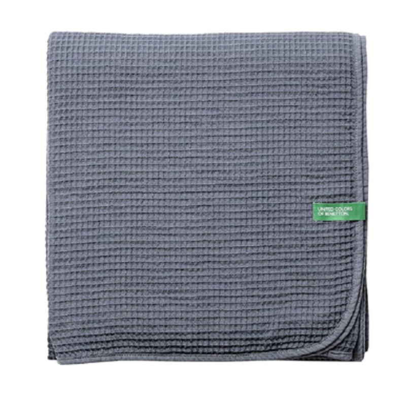 Benetton BLANKET 140X190CM DARK GREY NEUTRAL BE | BE-2336